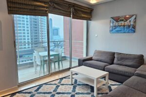 For rent an apartment in Amwaj, excellent location
