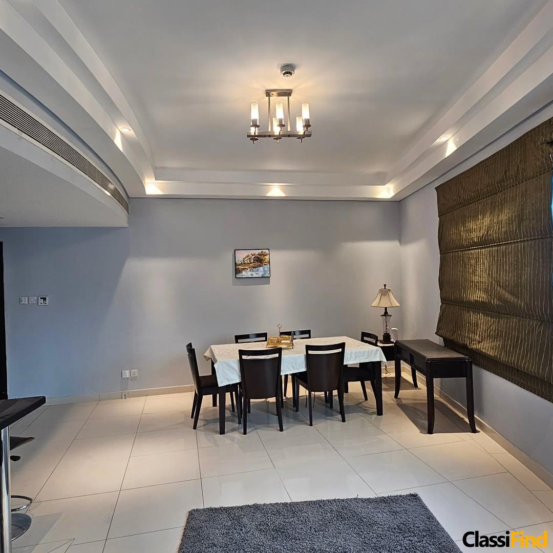 For rent an apartment in Amwaj, excellent location