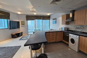 For rent an apartment in Amwaj, excellent location