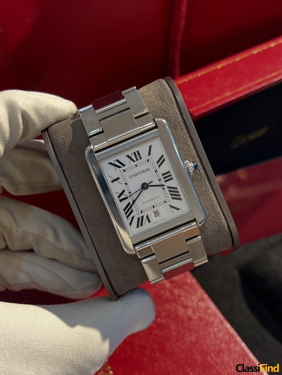 Cartier Tank Steel Reference W5200028