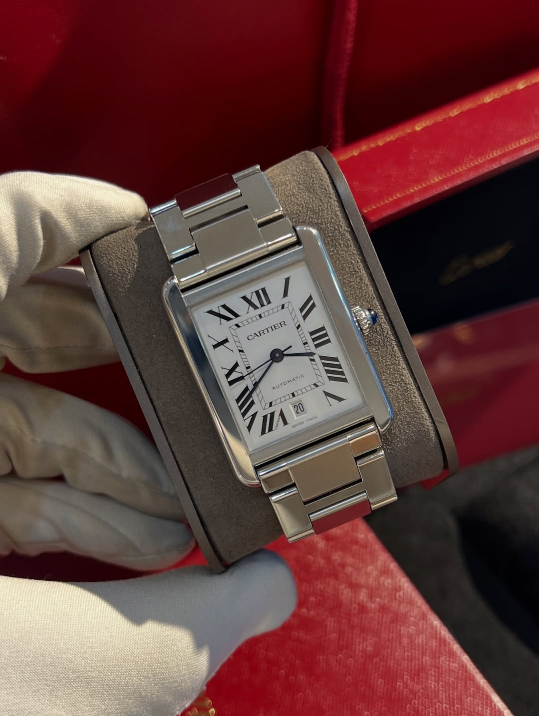 Cartier Tank Steel Reference W5200028