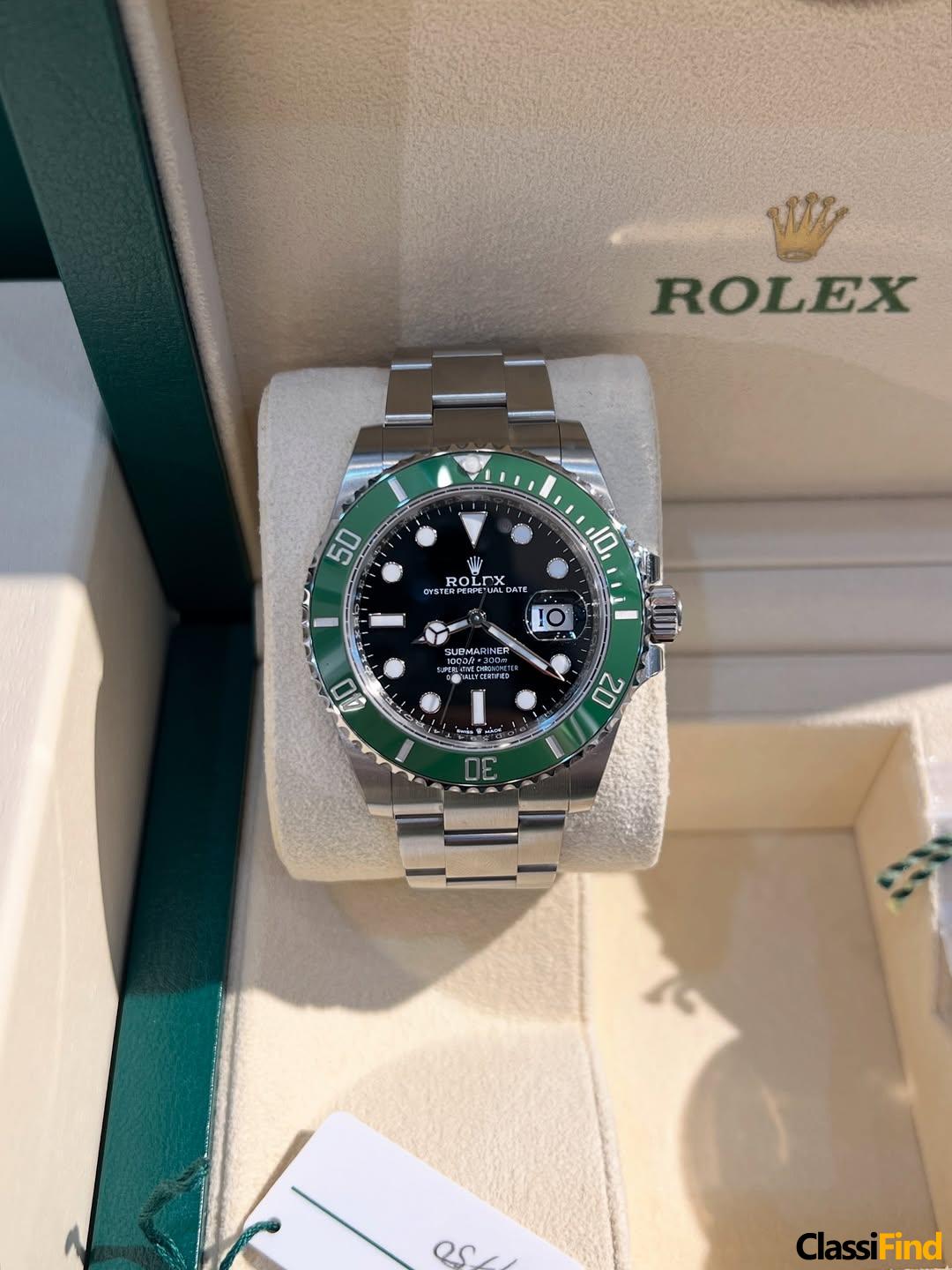 Starbucks SUBMARINER Date Year : 2024 Reference M126610LV