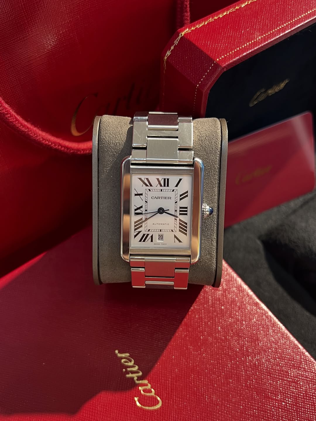 Cartier Tank Steel Reference W5200028