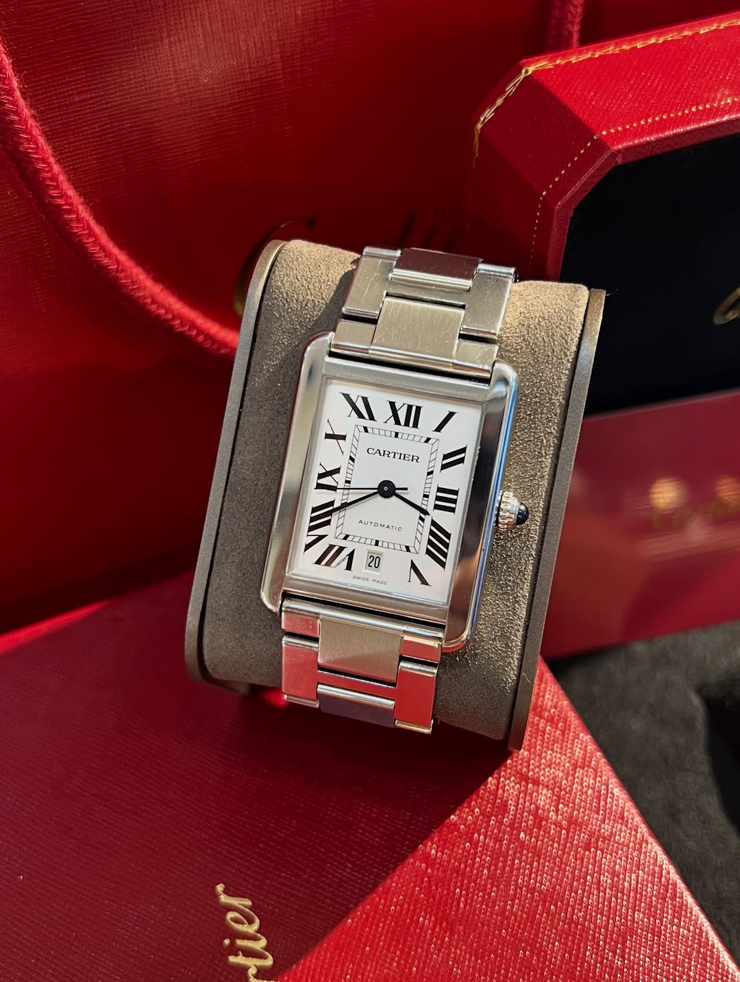 Cartier Tank Steel Reference W5200028