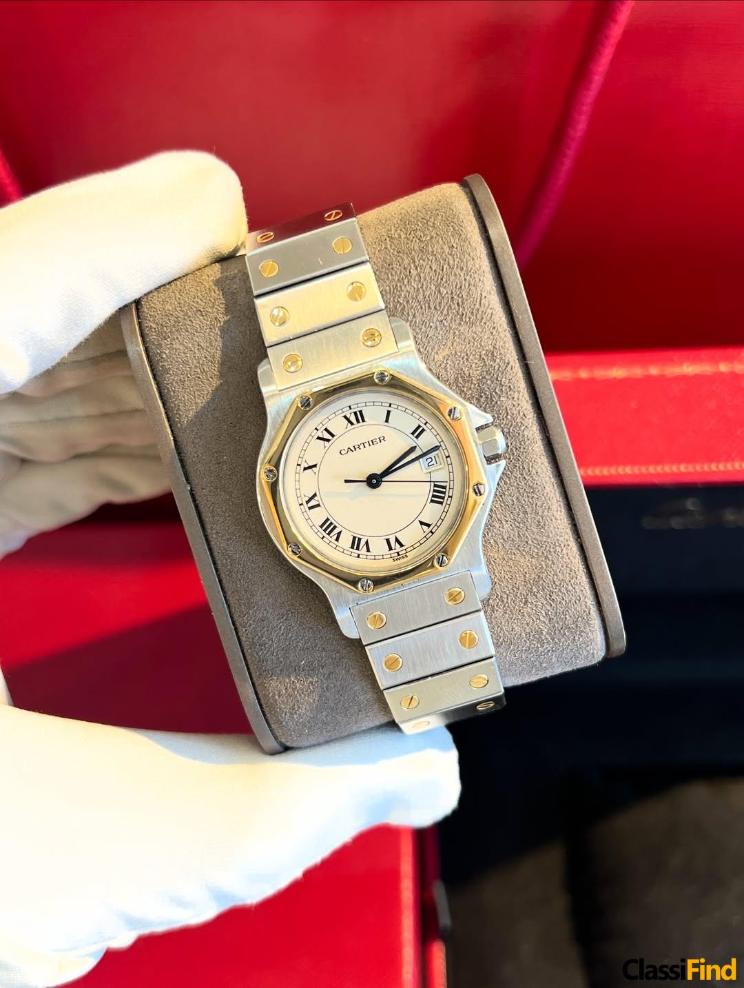 Cartier Steel and gold