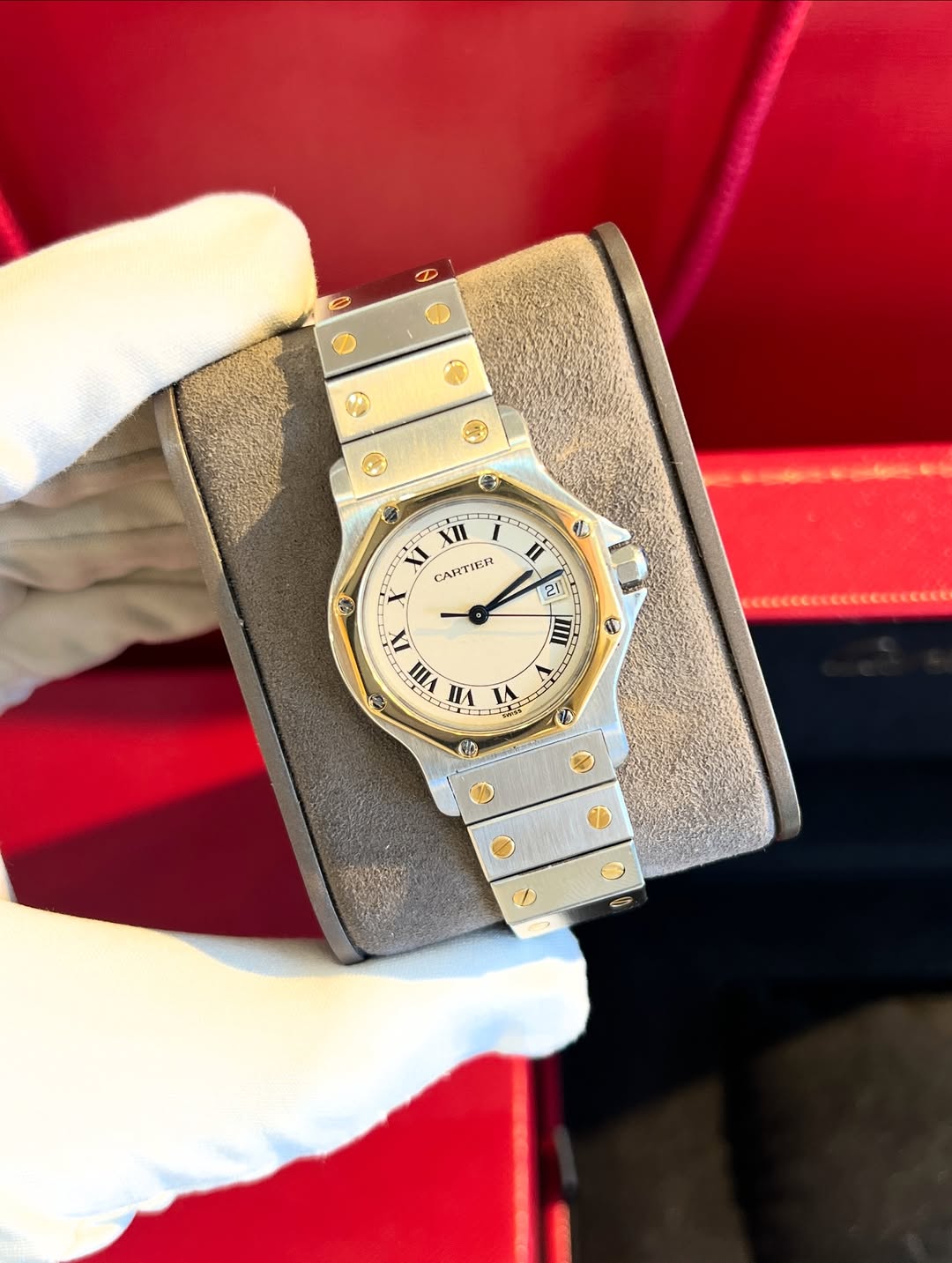 Cartier Steel and gold