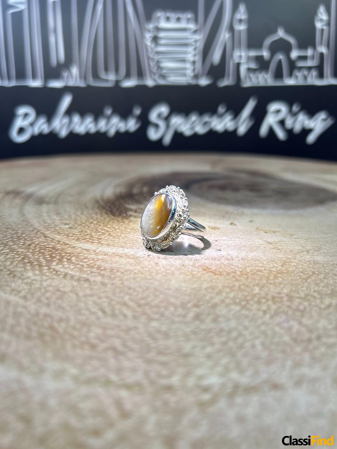 Stone – Aqeeq Origin – Yemen Italian silver ladies ring