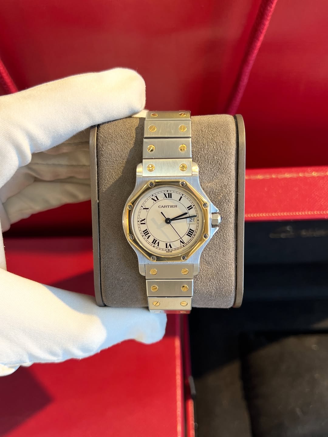 Cartier Steel and gold