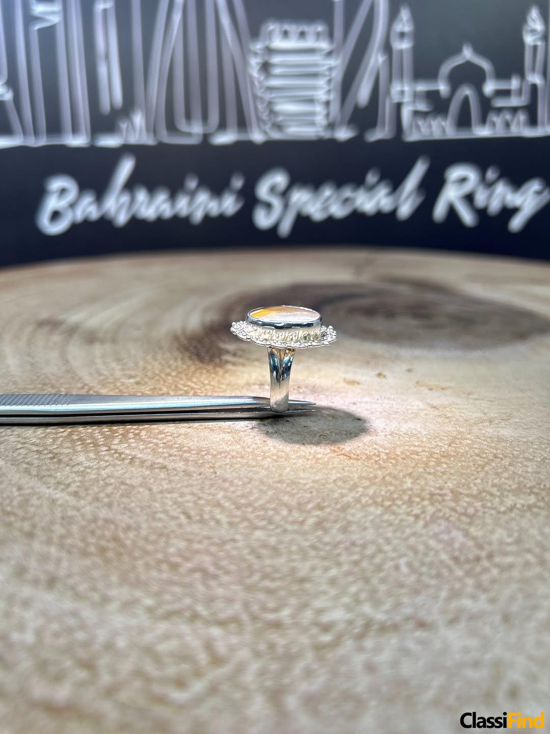 Stone – Aqeeq Origin – Yemen Italian silver ladies ring