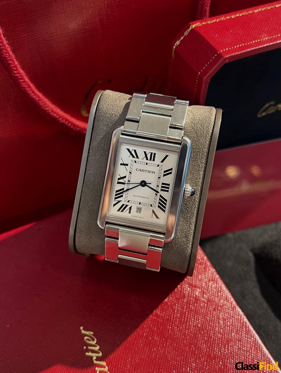 Cartier Tank Steel Reference W5200028