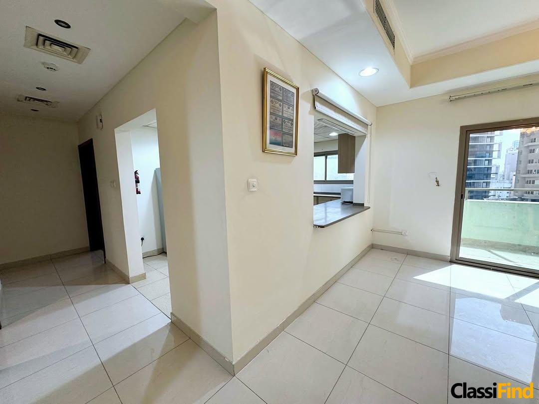 Spacious 2BR apartment in Juffair with maid room, store room, and 3 balconies — all in a premium high-rise with city views