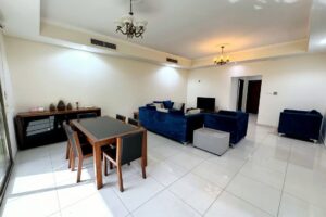 Spacious 2BR apartment in Juffair with maid room, store room, and 3 balconies — all in a premium high-rise with city views