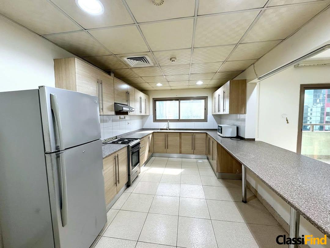 Spacious 2BR apartment in Juffair with maid room, store room, and 3 balconies — all in a premium high-rise with city views