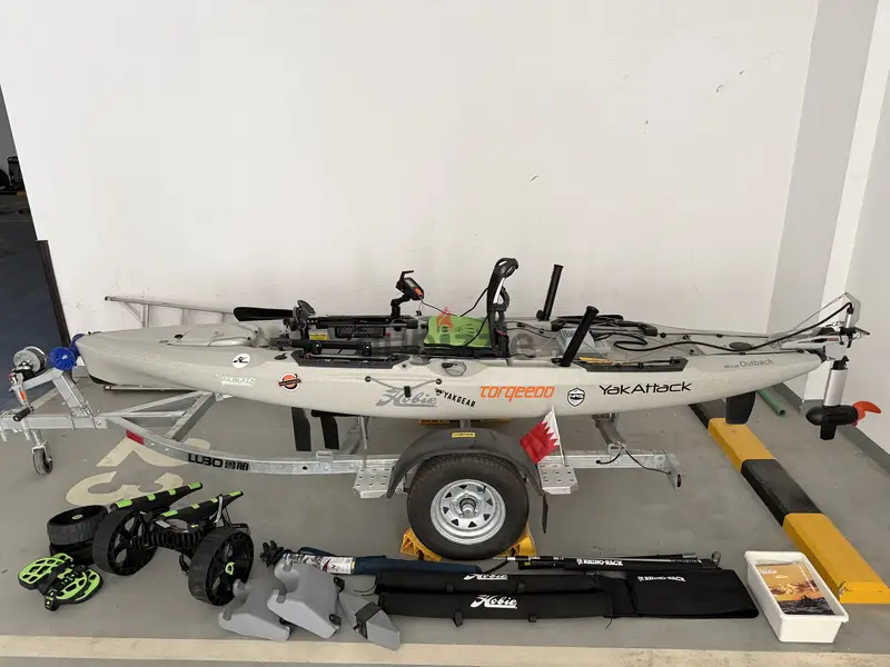 Hobie Outback Kayak 2021 + Torqeedo 1103AC Motor