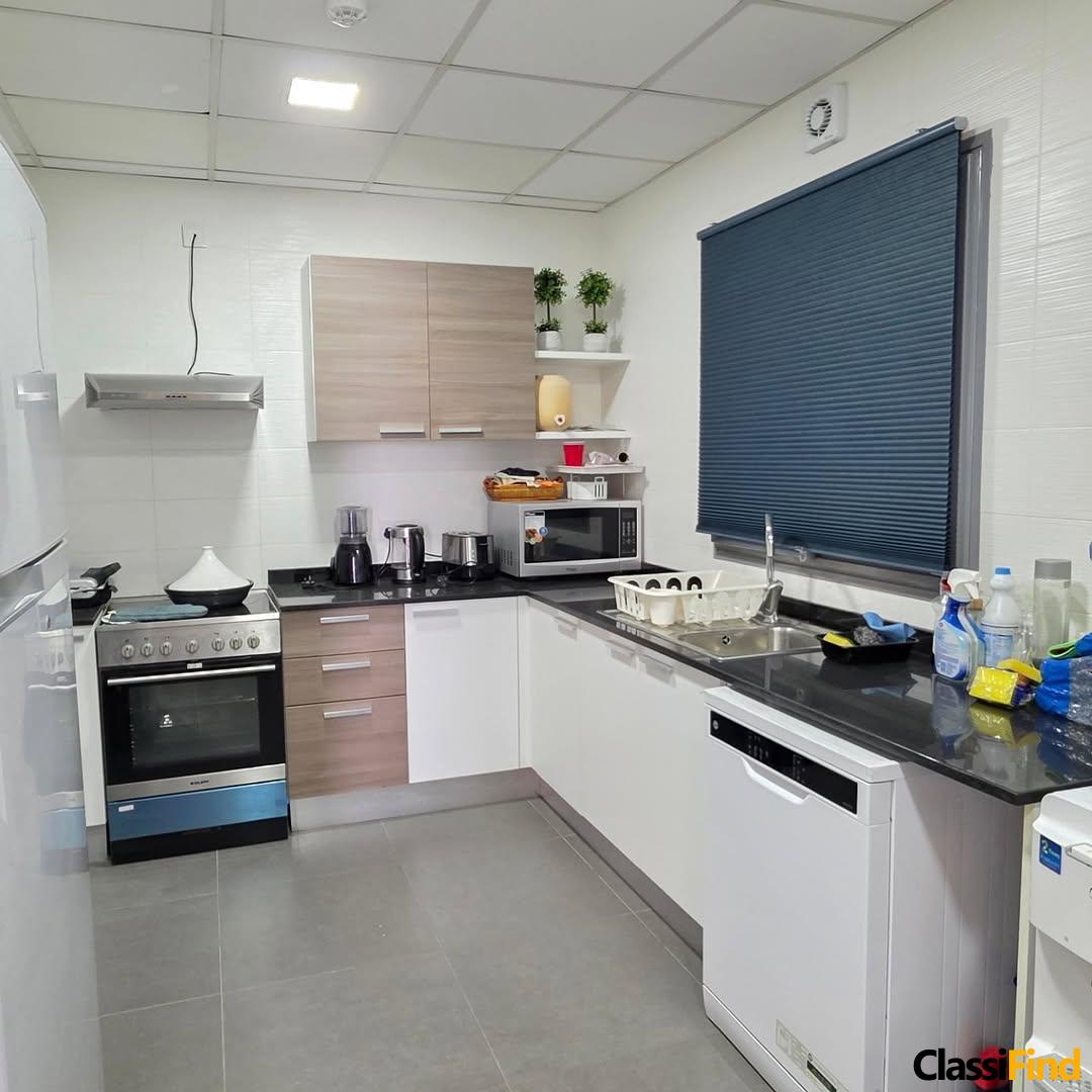 For rent an apartment in Darra Marina, inclusive of electricity and water, fully furnished