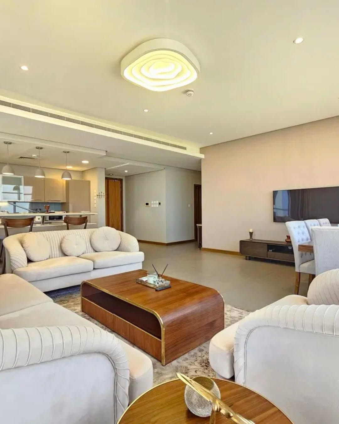 Experience refined living in this newly renovated high-floor 2-bedroom apartment in the heart of Seef, just steps away from City Centre Bahrain