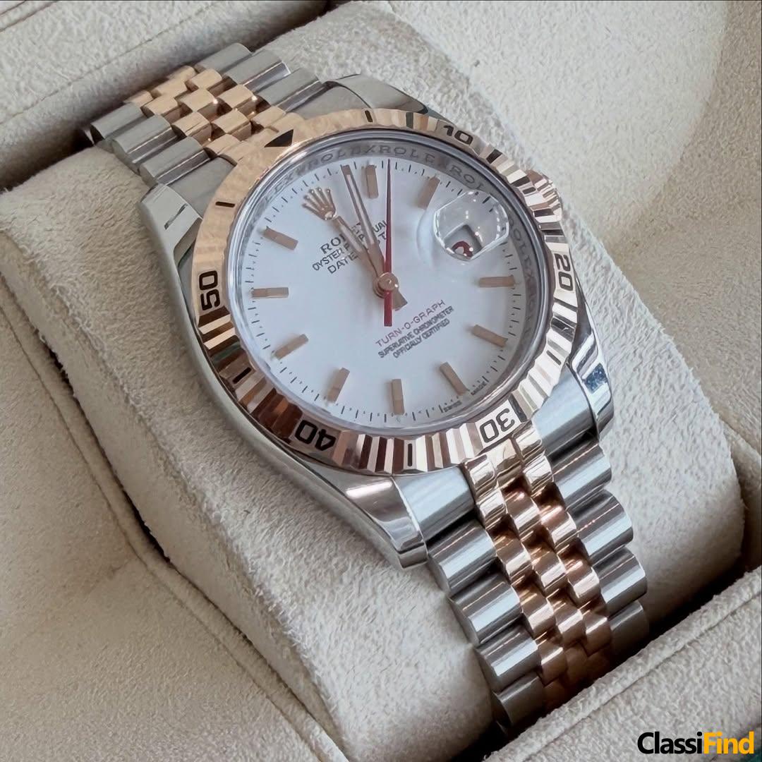 Rolex Turn O Graph Steel & Rose Gold