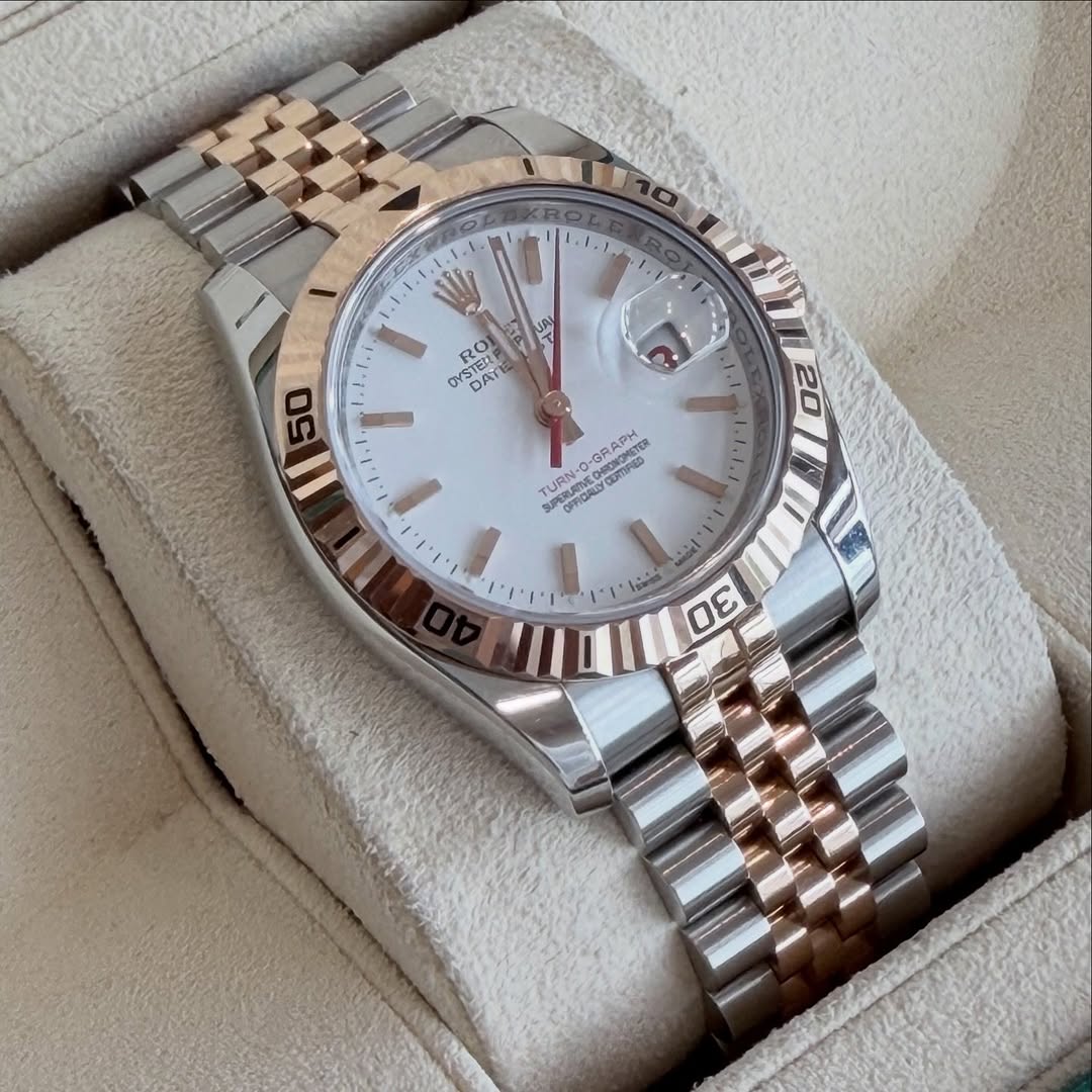 Rolex Turn O Graph Steel & Rose Gold