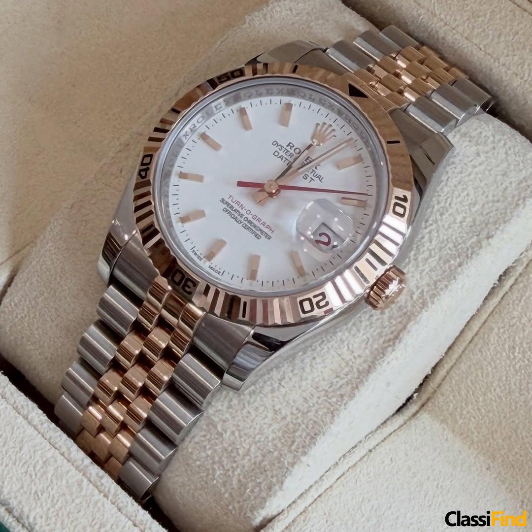 Rolex Turn O Graph Steel & Rose Gold