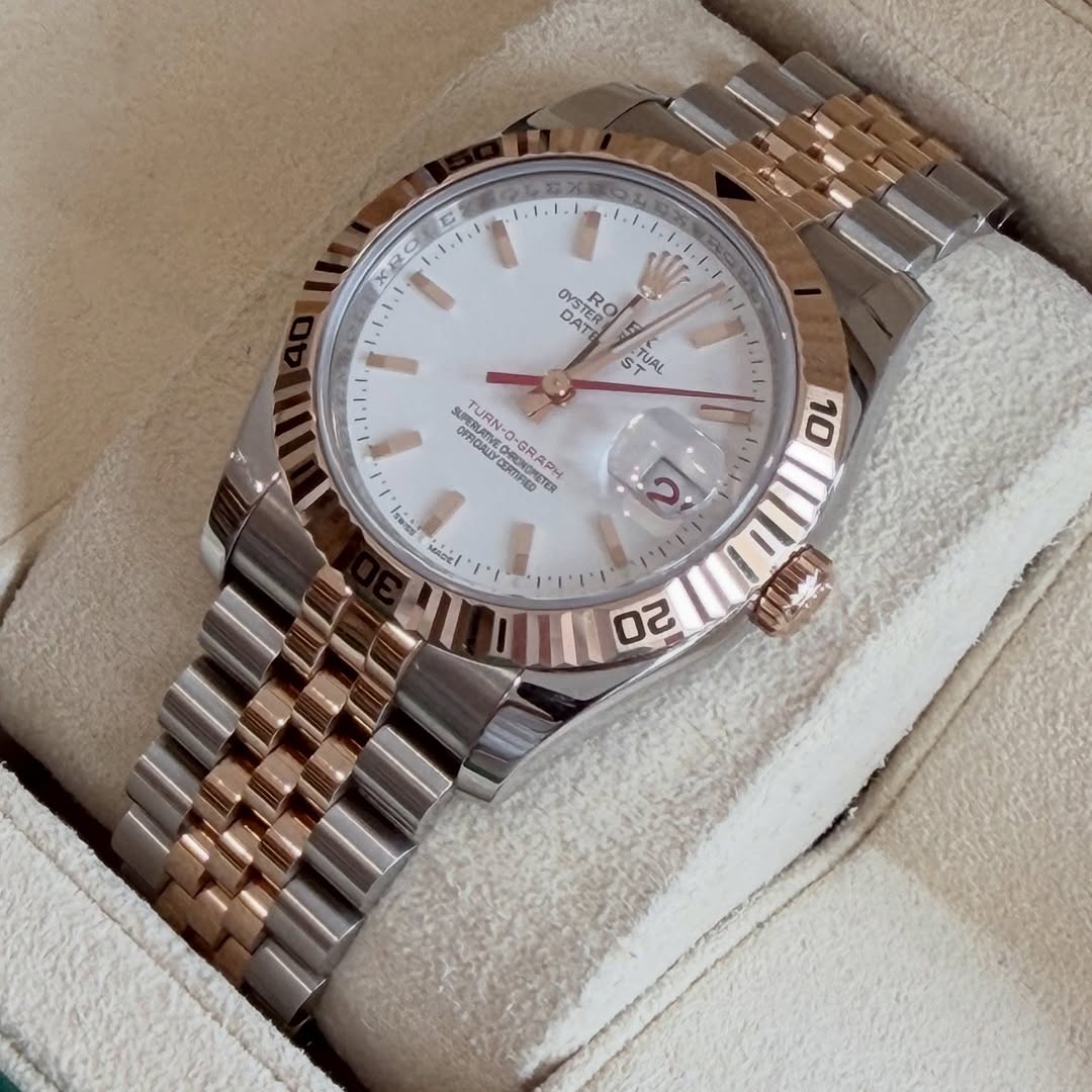 Rolex Turn O Graph Steel & Rose Gold