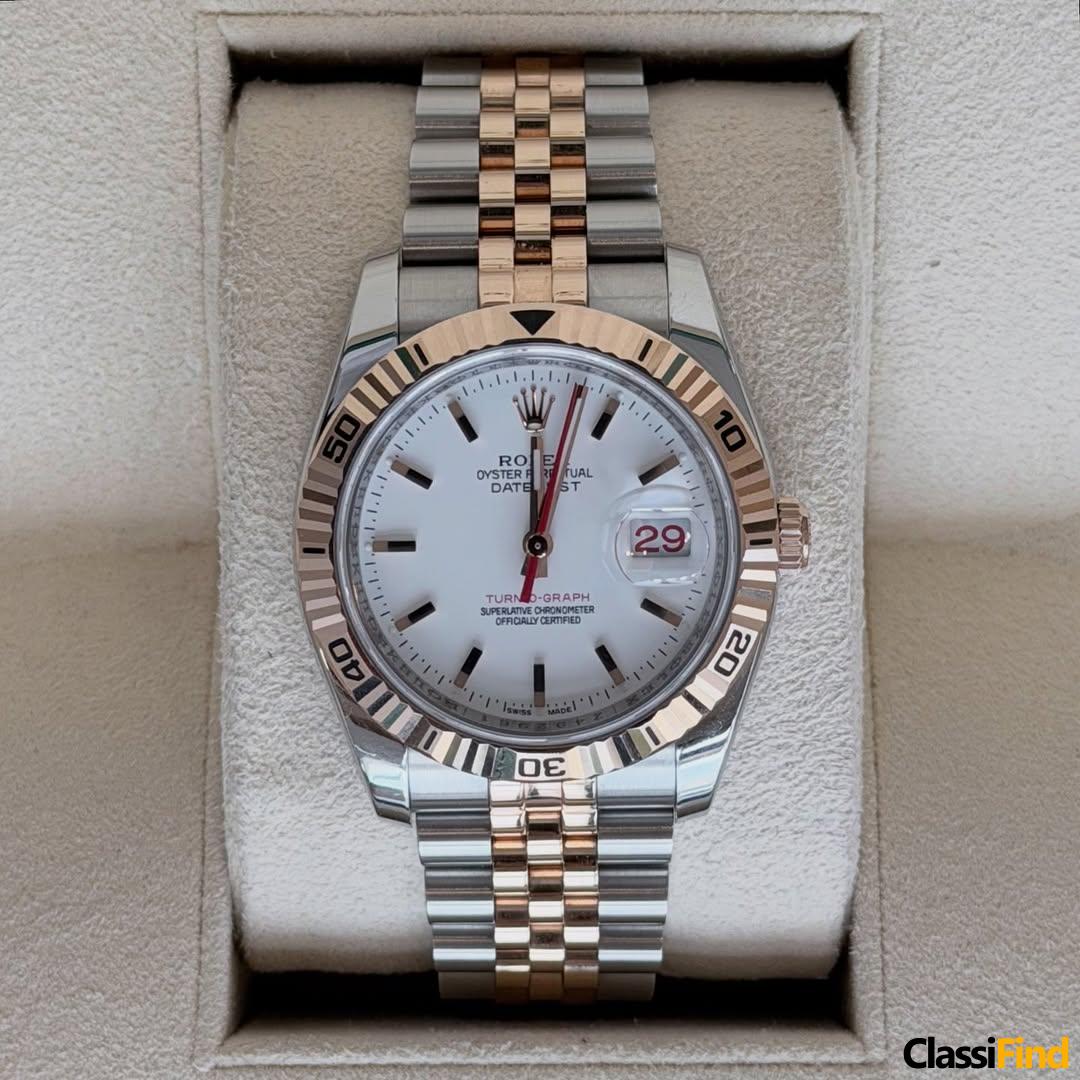 Rolex Turn O Graph Steel & Rose Gold