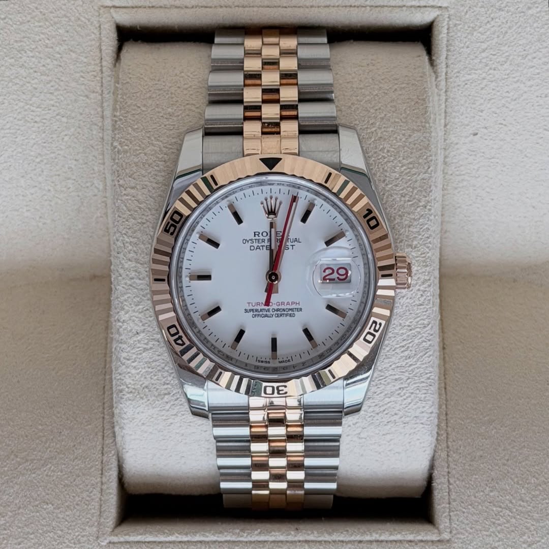 Rolex Turn O Graph Steel & Rose Gold