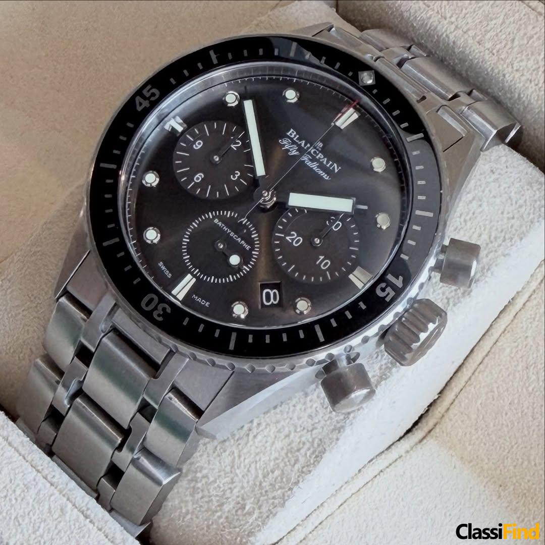 Blancpain Fifty Fathoms Bathyscaphe Chronograph Steel