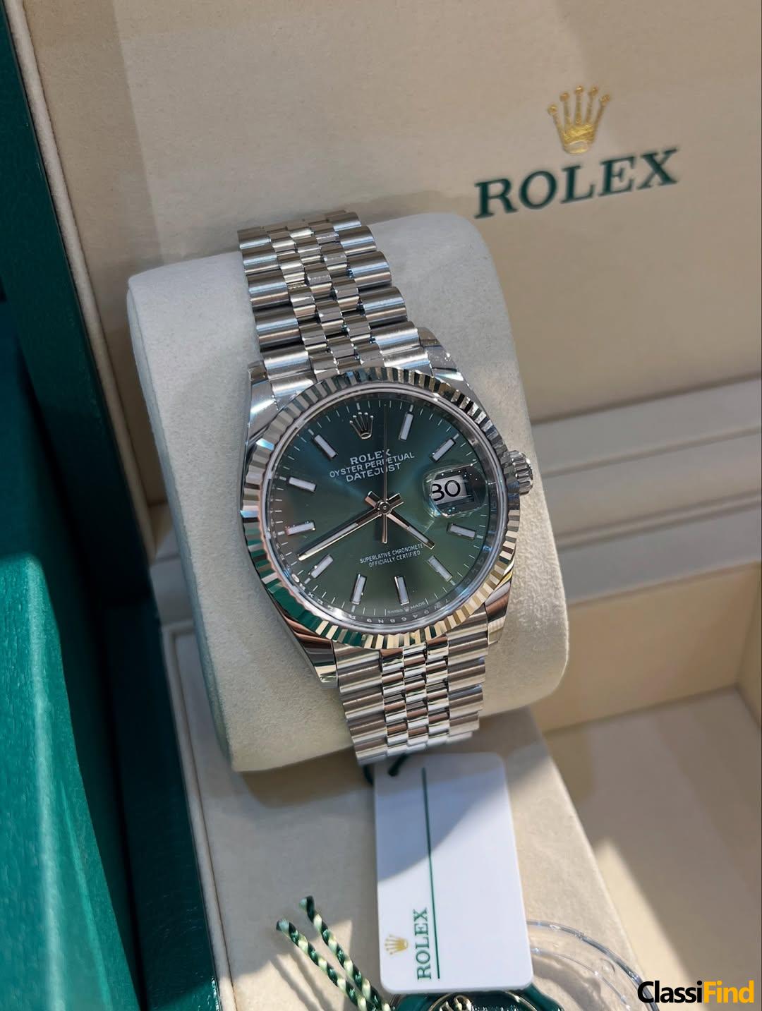 Datejust Steel White gold bezel Reference 126234 Size 36 mm