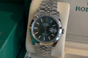 Datejust Mint Green Steel Reference 126300 Size 41 mm