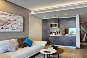 For rent (studio) apartment system of hotel apartments with sea view