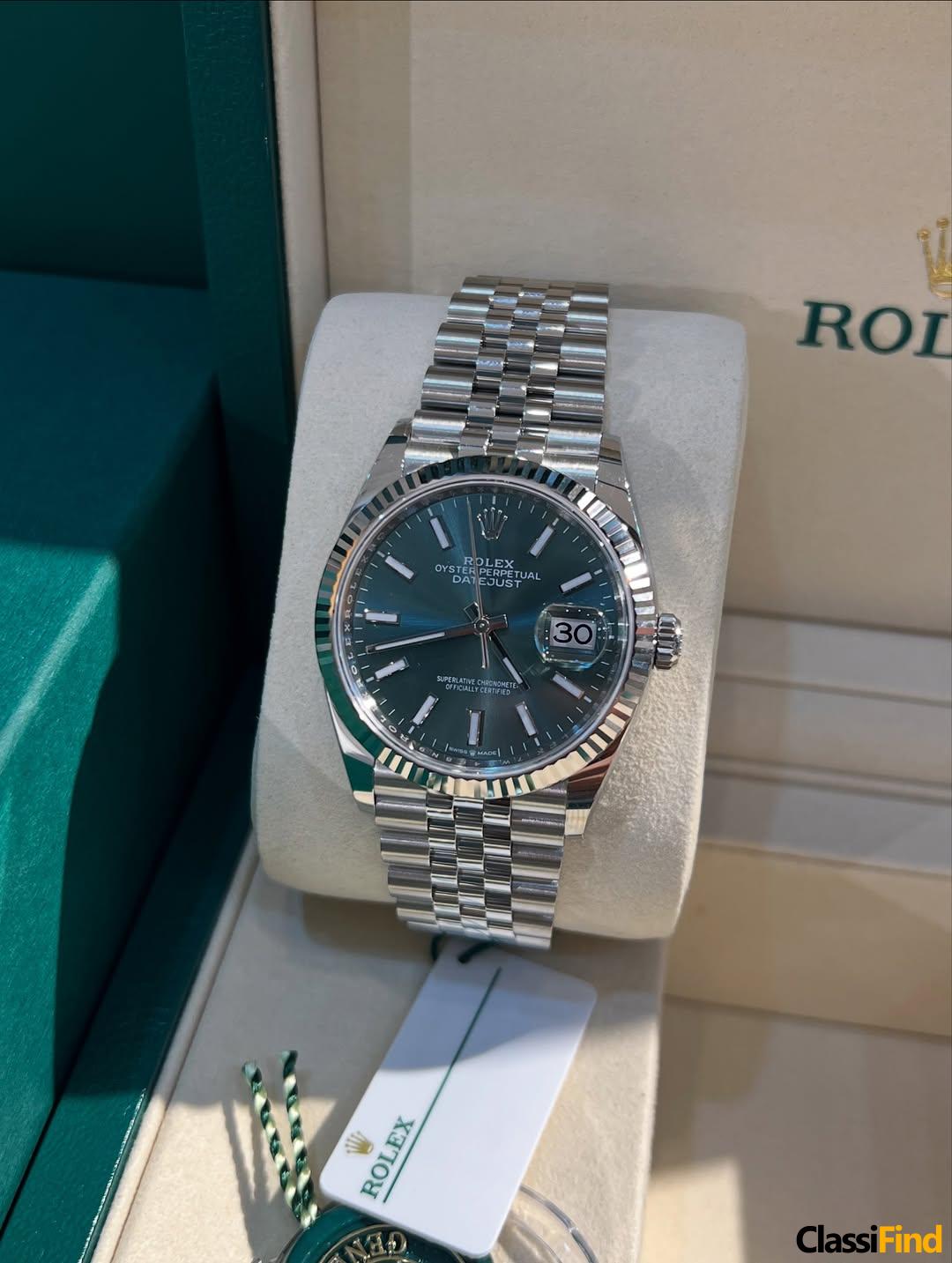 Datejust Steel White gold bezel Reference 126234 Size 36 mm