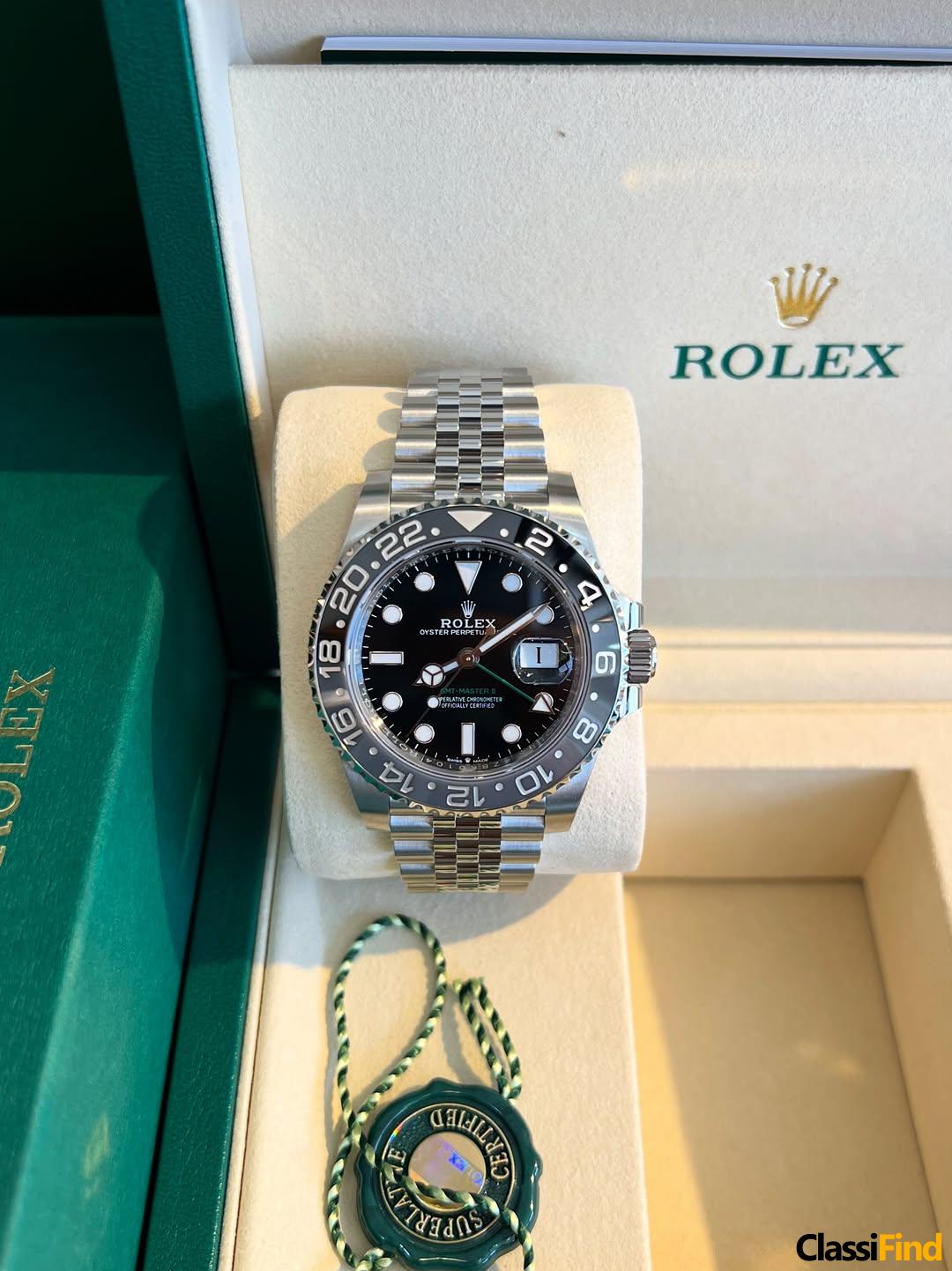 Bruce Wayne GMT – master II Ref 126710GRNR 40 mm