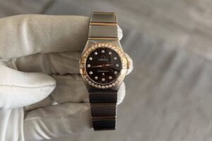 Omega Consolation Steel and gold 25mm