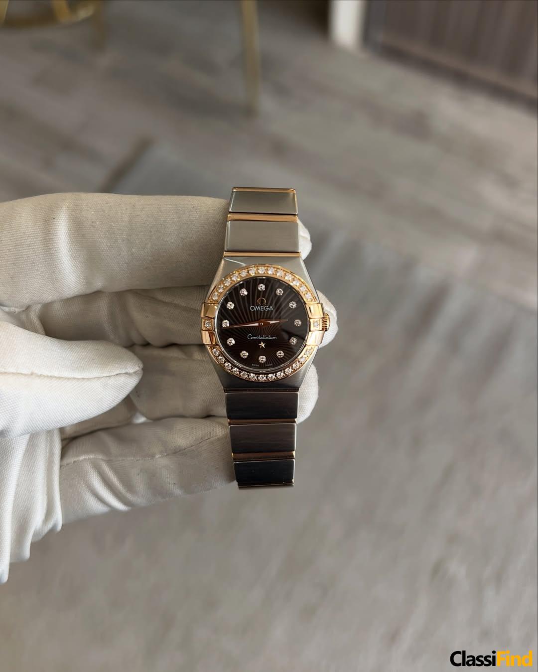 Omega Consolation Steel and gold 25mm