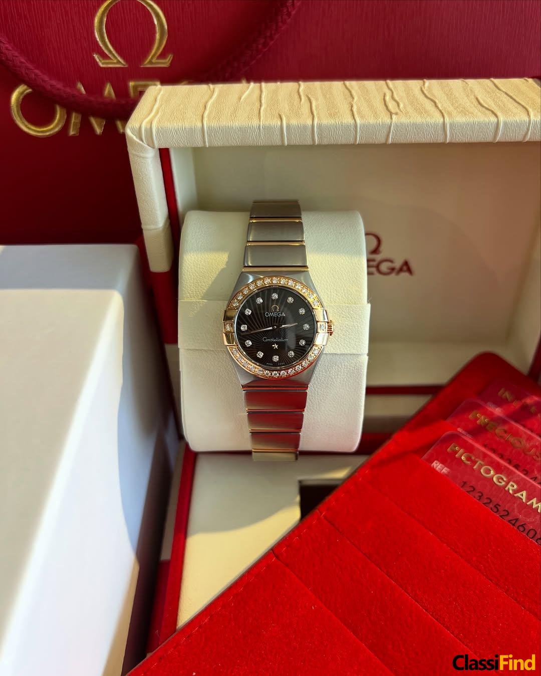 Omega Consolation Steel and gold 25mm