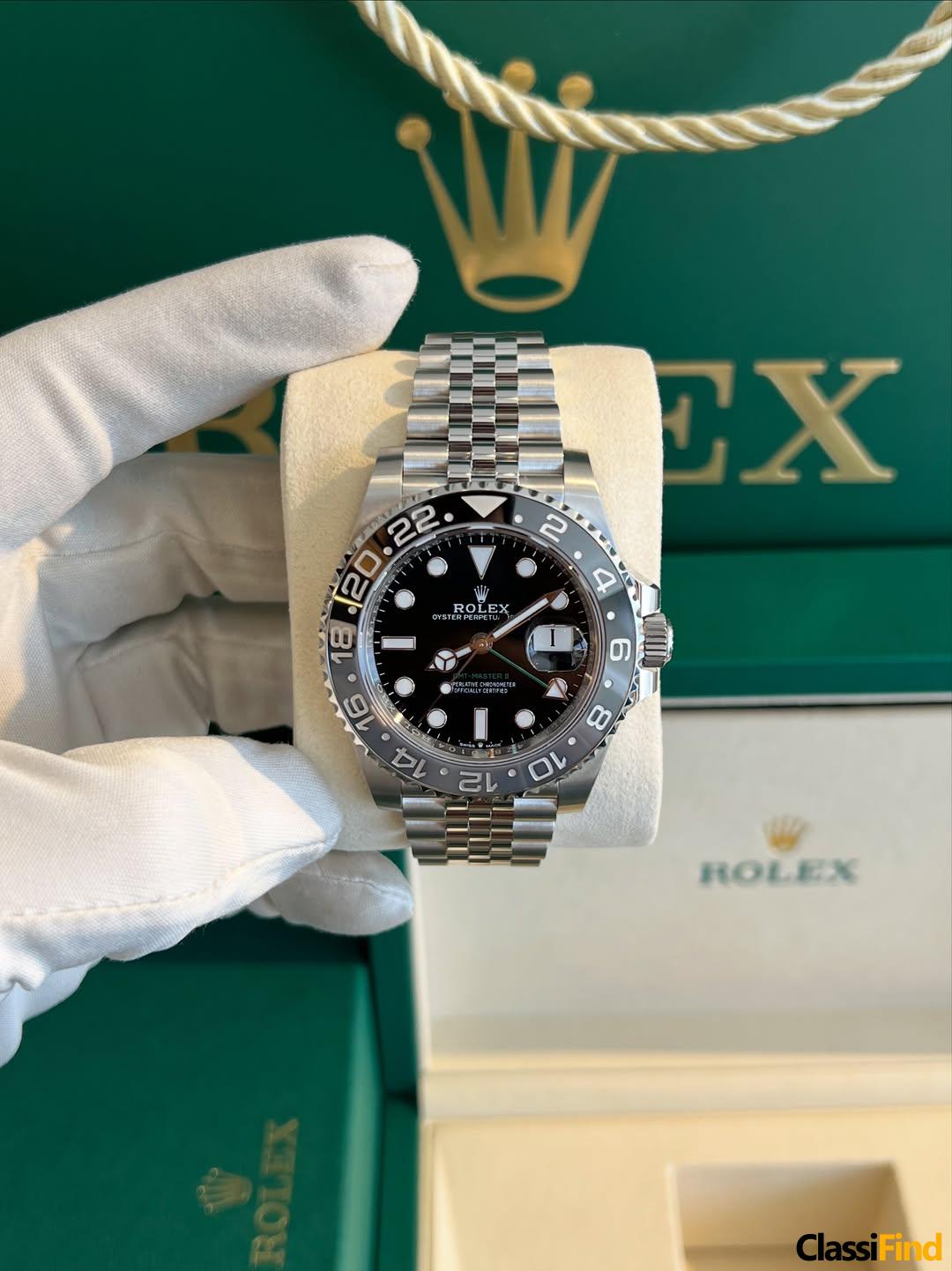 Bruce Wayne GMT – master II Ref 126710GRNR 40 mm
