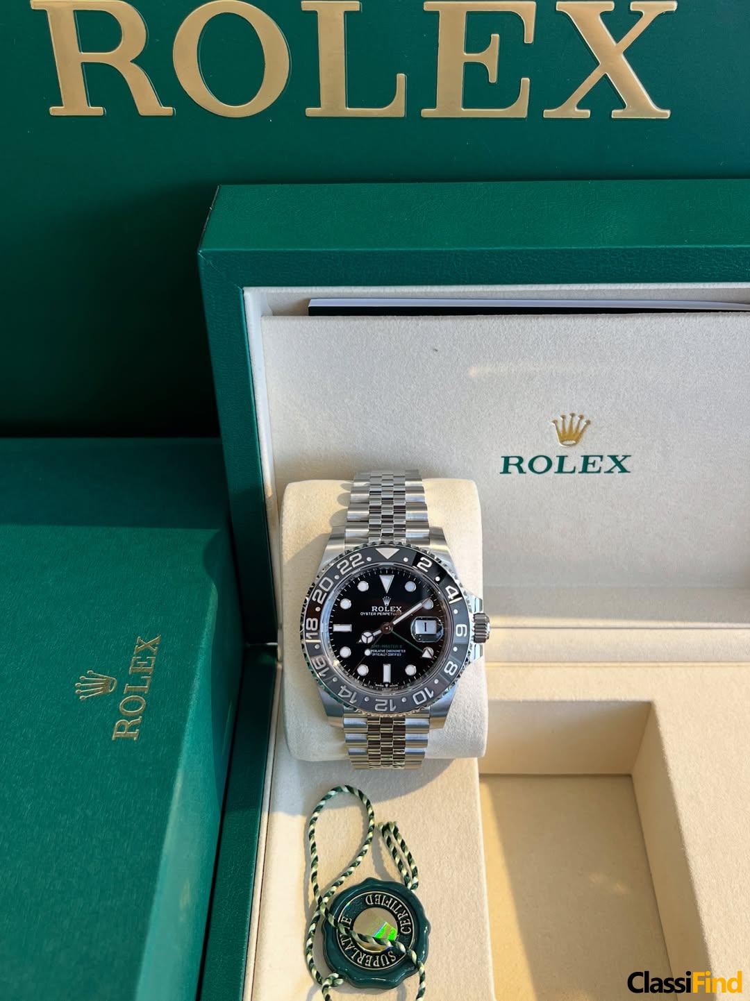 Bruce Wayne GMT – master II Ref 126710GRNR 40 mm