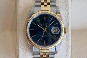 Vintage Datejust Steel & Yellow Gold Blue Dial