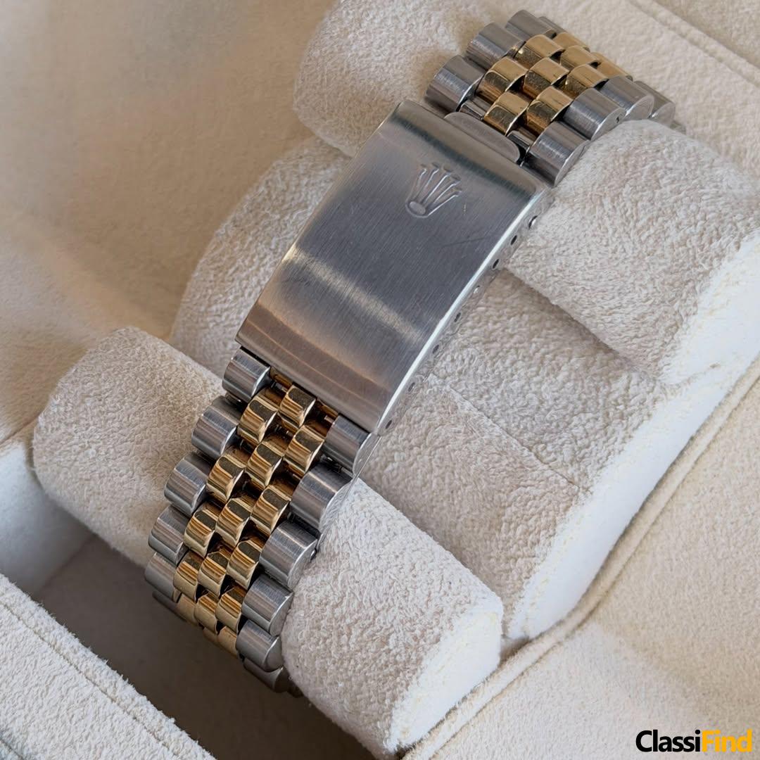 Vintage Datejust Steel & Yellow Gold Blue Dial