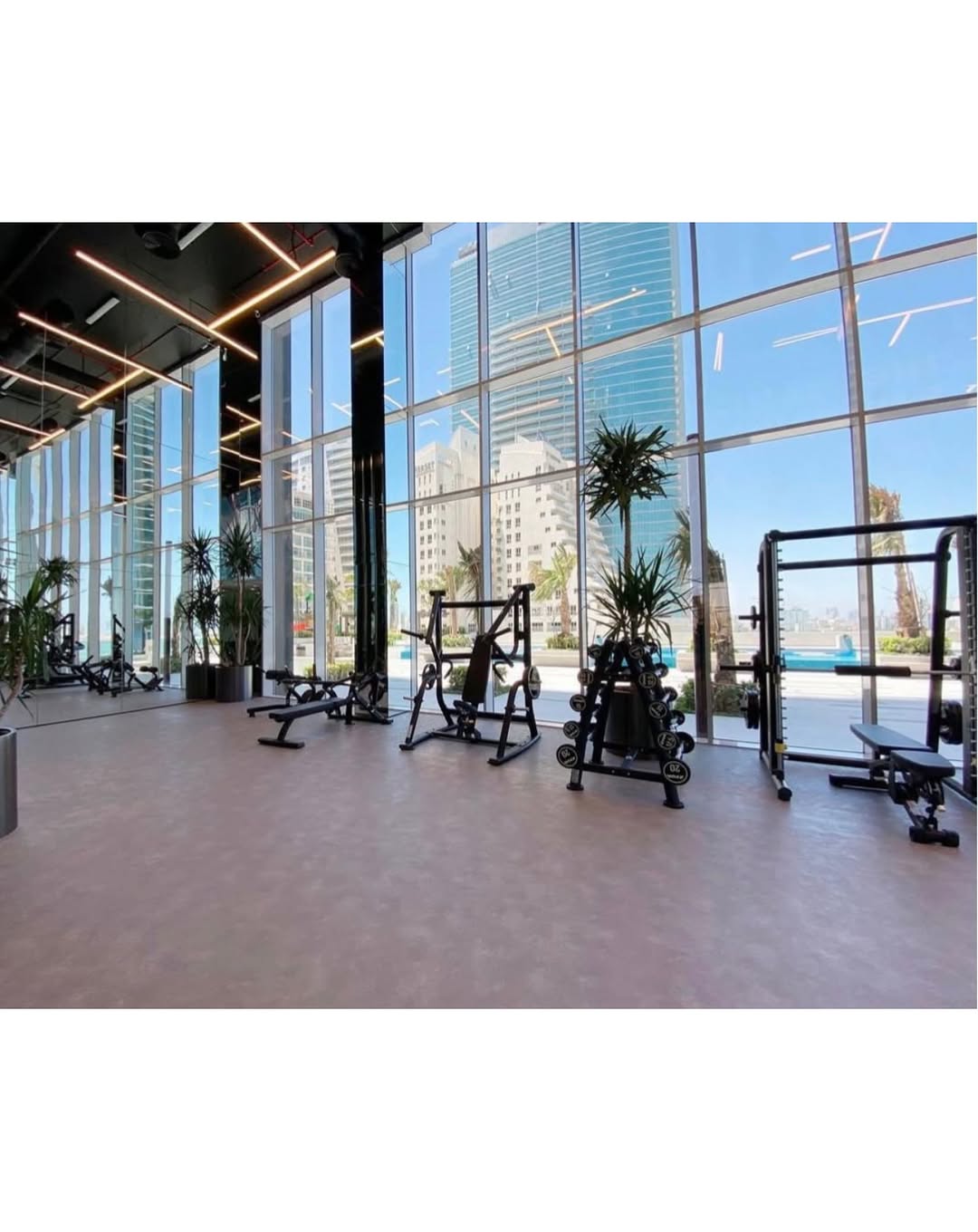 A luxurious, fully furnished studio apartment with a sea view