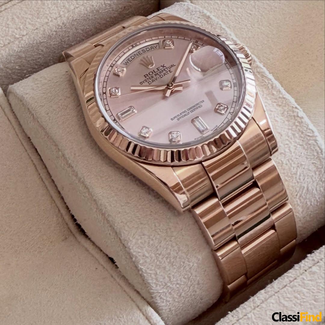 Day Date Rose diamond gold