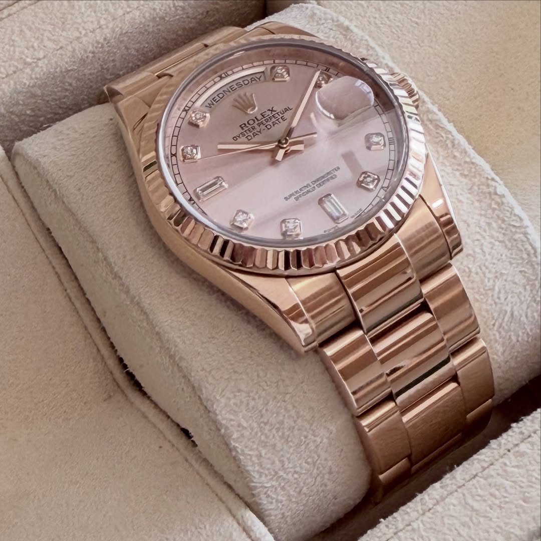 Day Date Rose diamond gold