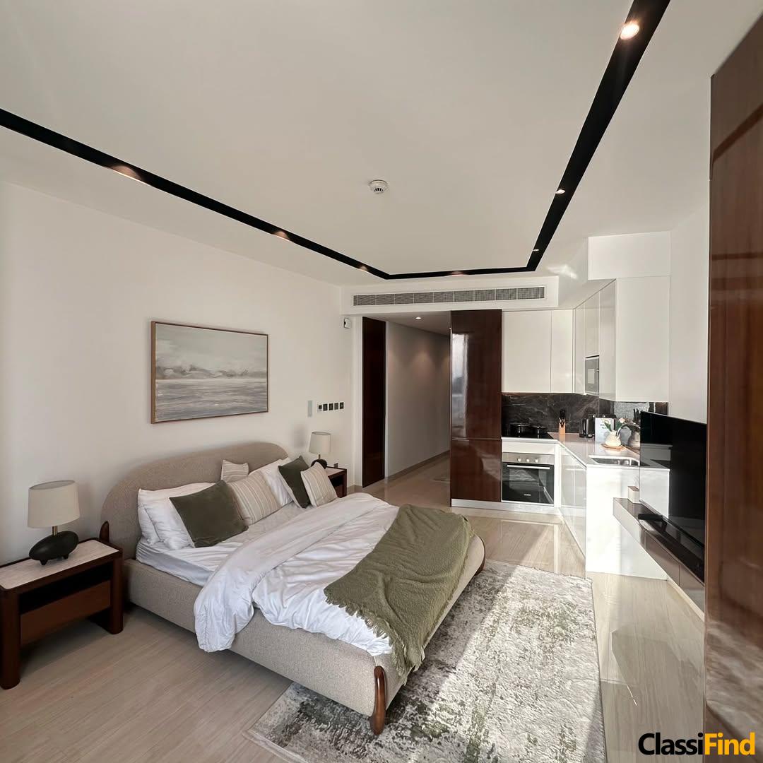 Fully furnished apartment for rent in Spiral Orchid Residence – Seef