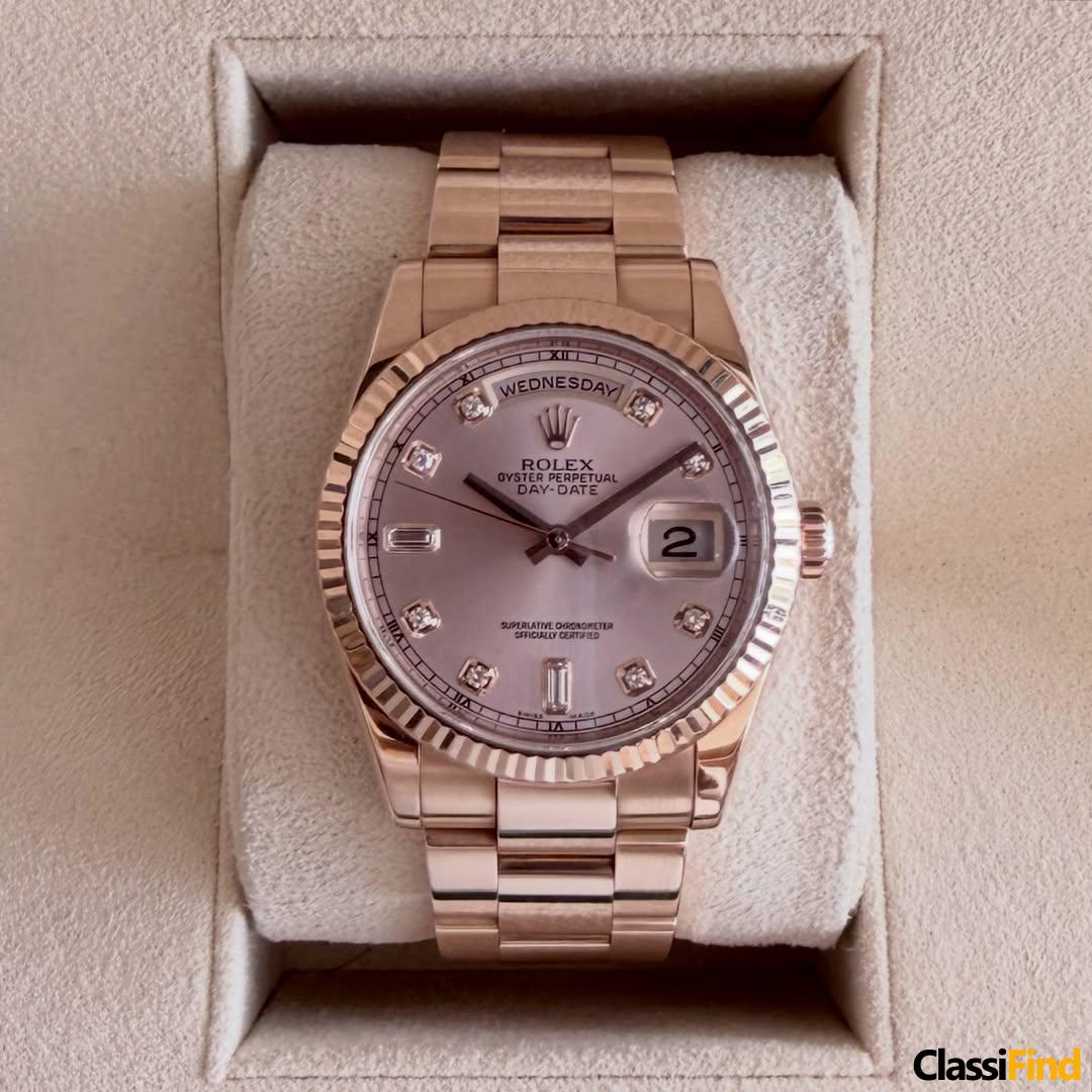 Day Date Rose diamond gold