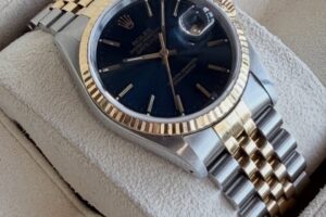 Vintage Datejust Steel & Yellow Gold Blue Dial