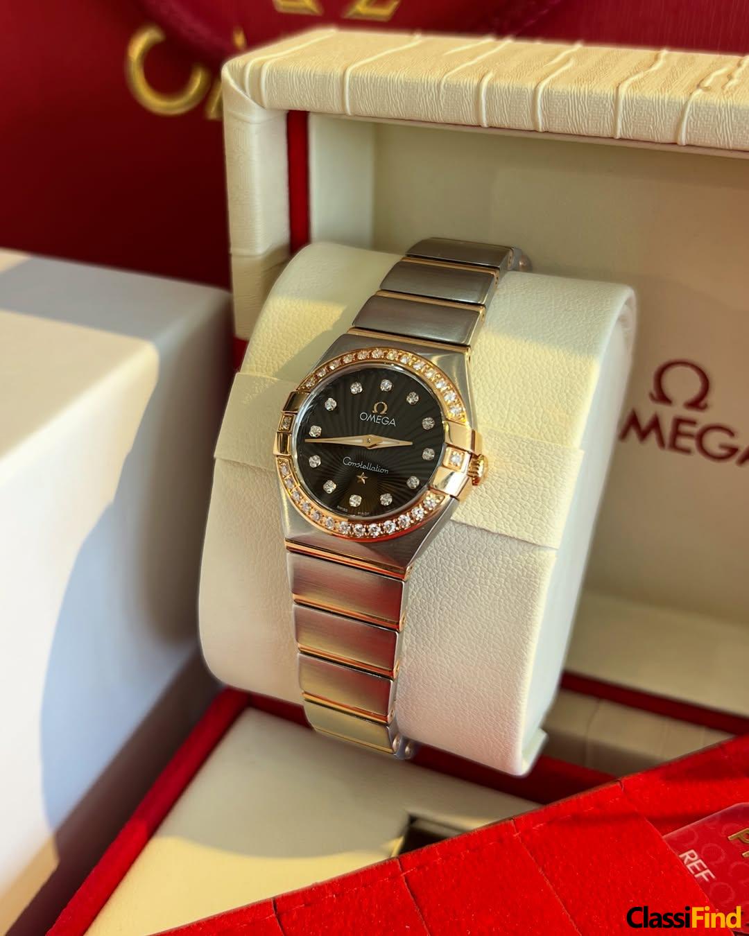 Omega Consolation Steel and gold 25mm