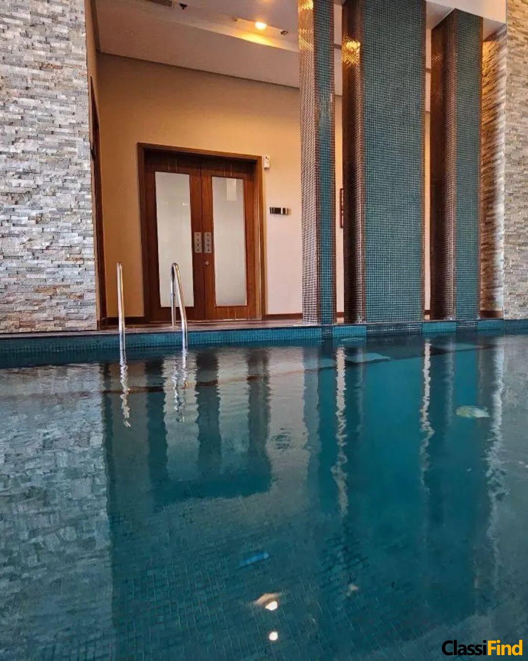 Experience refined living in this newly renovated high-floor 2-bedroom apartment in the heart of Seef, just steps away from City Centre Bahrain