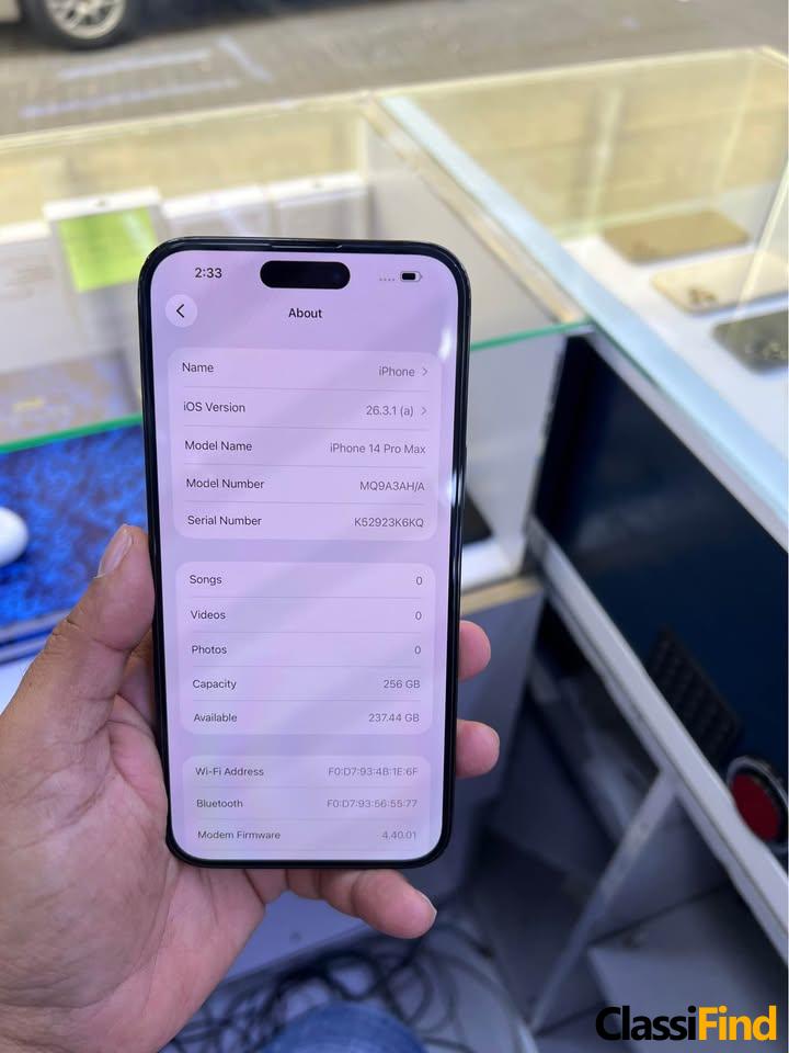 iPhone 14 Pro Max 256gb battery health 86 for sale