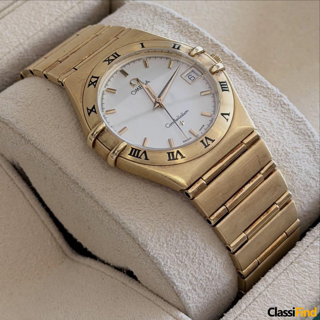 Vintage Omega Constellation Full Yellow Gold