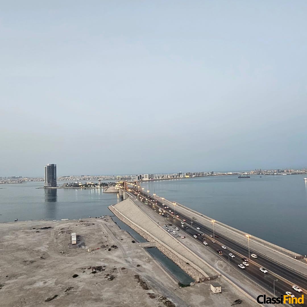 Sea view apartment for rent in a newly built tower (Al Kadi Tower)